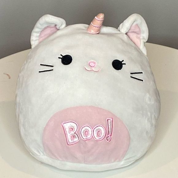 Squishmallow CALLISTA Boo! Unicorn cat 8” - Picture 1 of 6